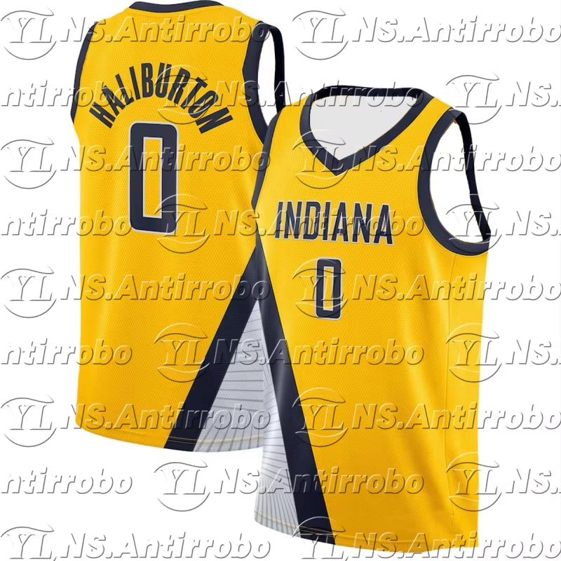 2025 New Arrive Style Number 0 Halliburton Basketball Jersey Men Clothes Basketball Vest Women Casual Training Fashion Clothes