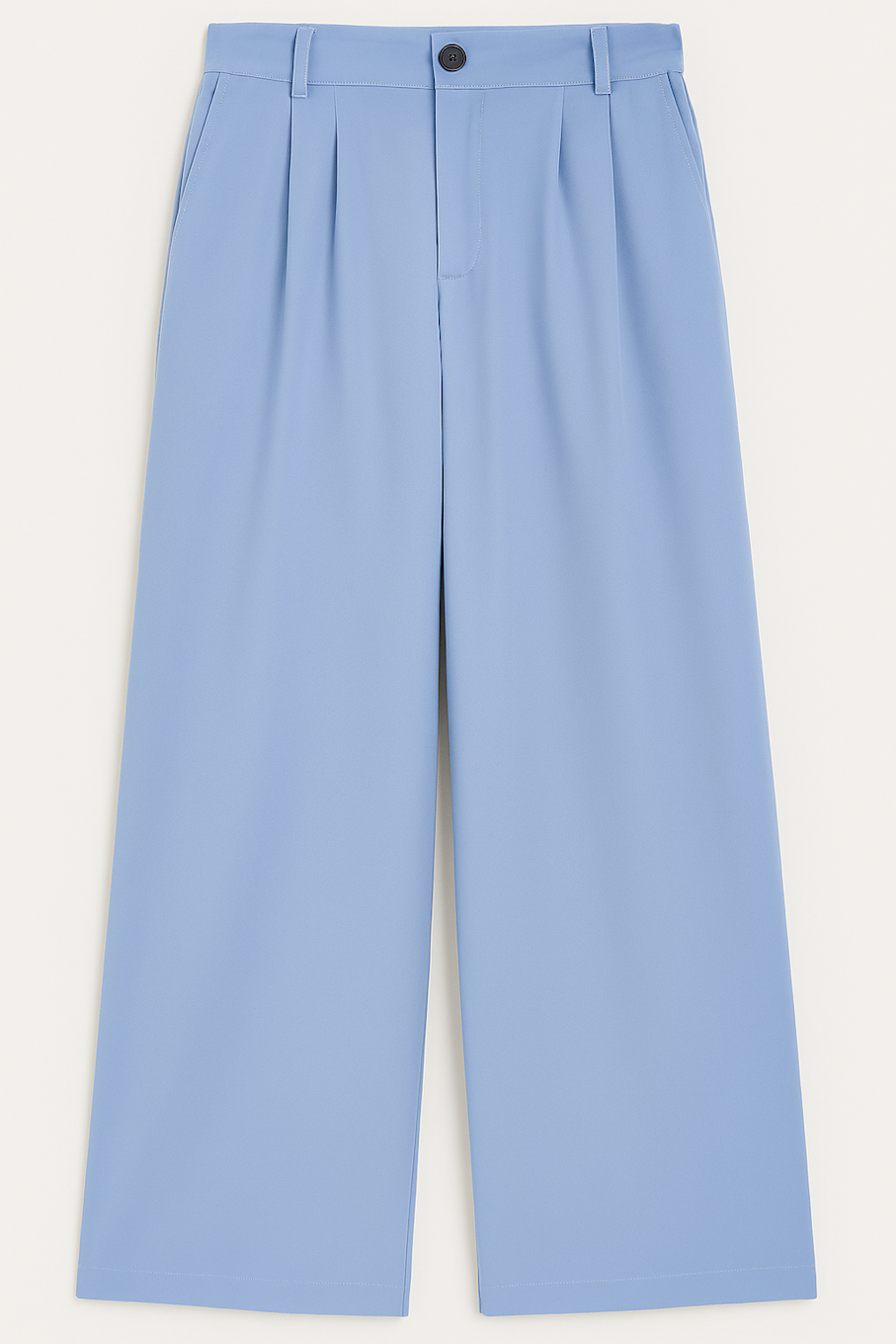 High Waist Baggy Pants,Blue (Size-L)