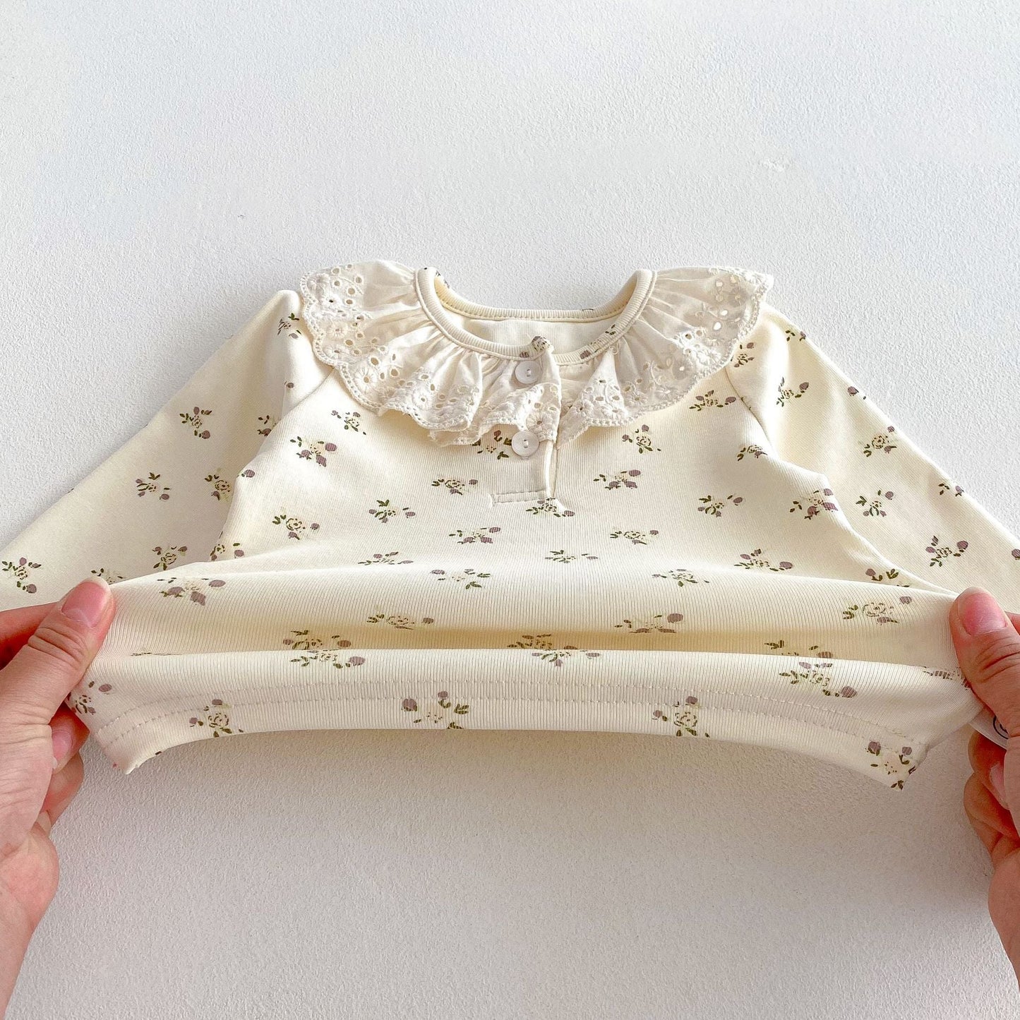 Spring and Autumn Baby Kids Girls Casual Floral Top and Pants Clothing